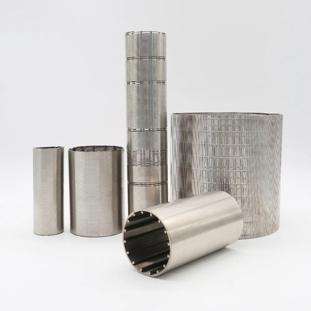high precision stainless steel wedge wire screen cylinder