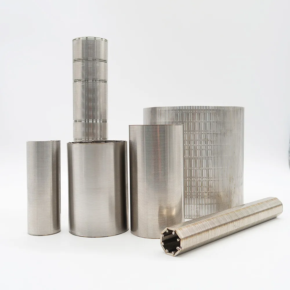 high precision stainless steel wedge wire screen cylinder