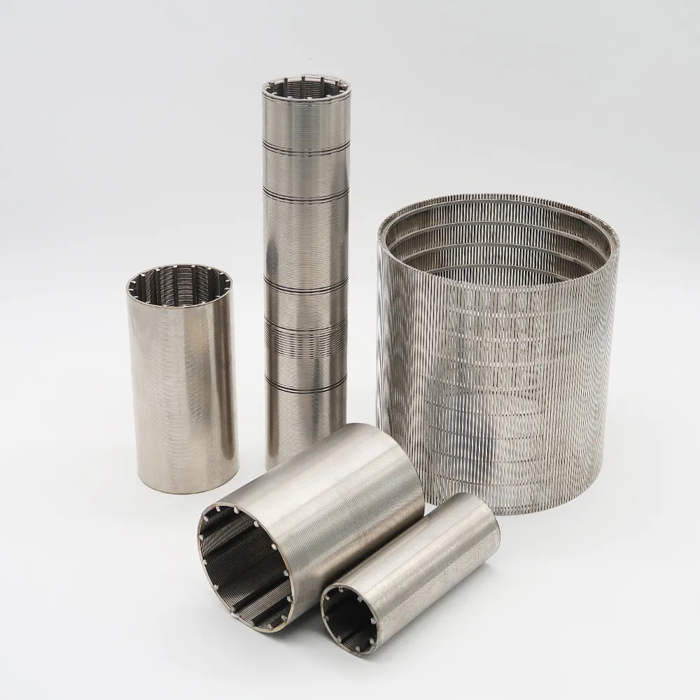 high precision stainless steel wedge wire screen cylinder