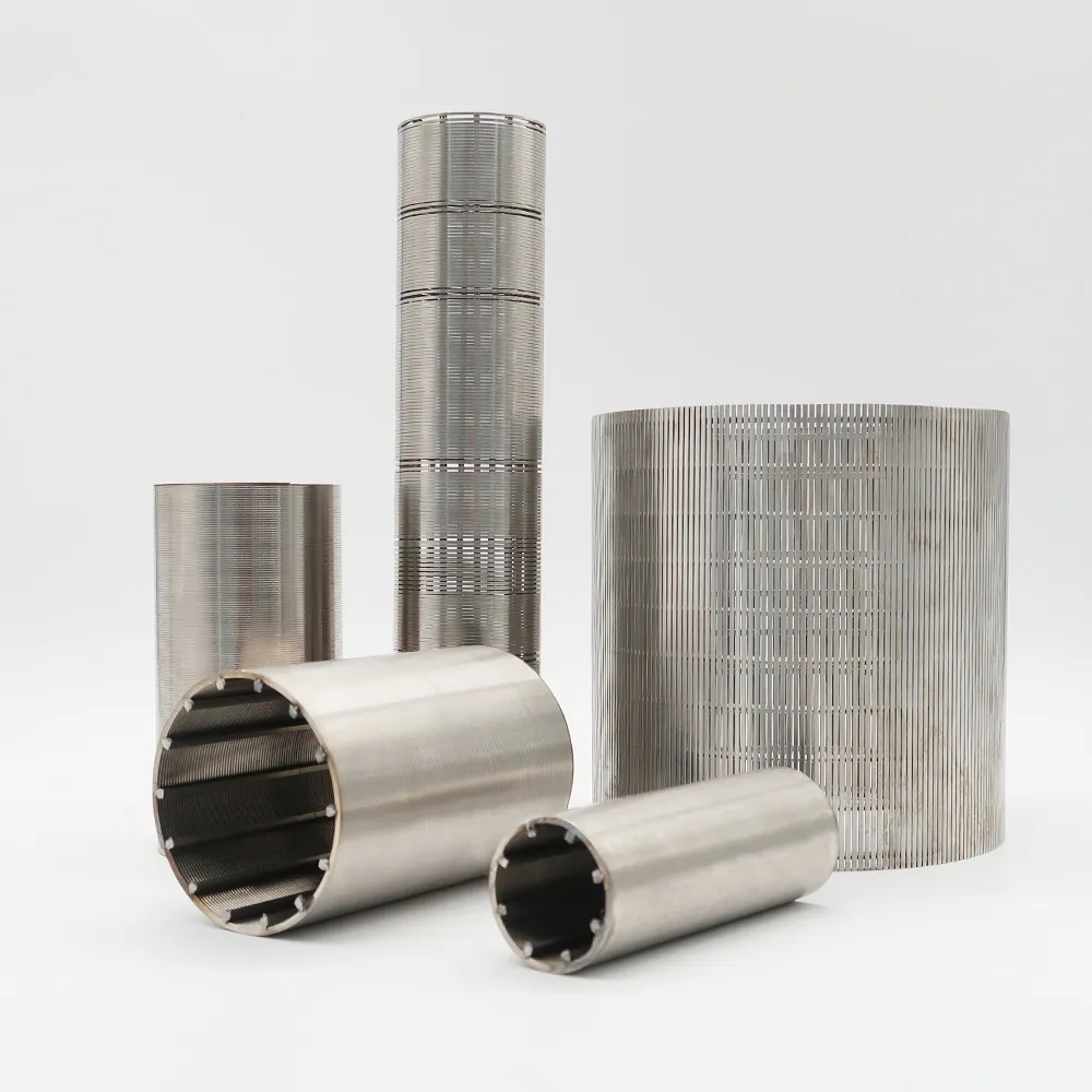 high precision stainless steel wedge wire screen cylinder