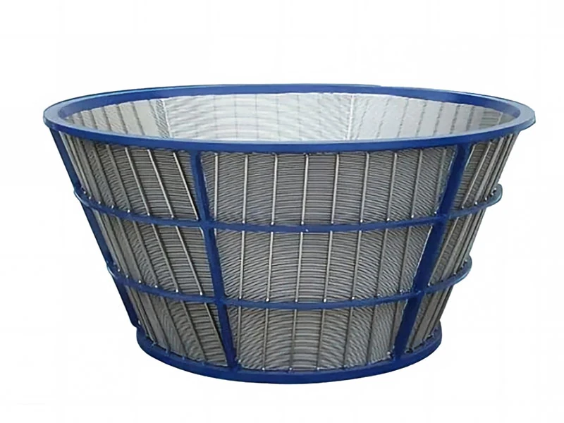 custom wedge wire screen basket