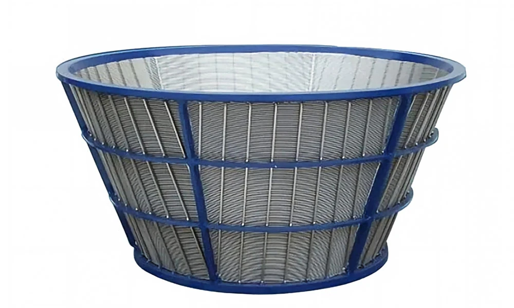 custom wedge wire screen basket